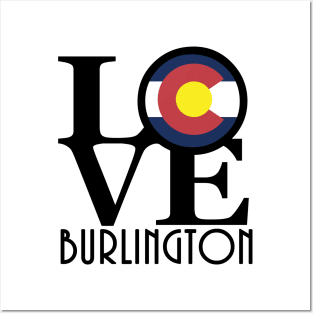 LOVE Burlington Colorado Posters and Art